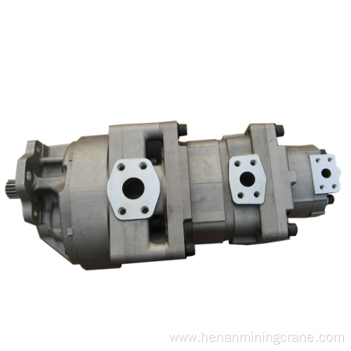 Aluminum alloy construction vehicle gear pump